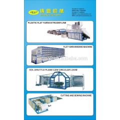 Línea de producción de bolsas tejidas pp Zhuding estándar CE Máquina de telar circular de 6 lanzaderas