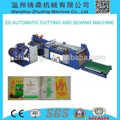 Machine de fabrication de sacs automatique à haute efficacité machine à coudre de découpe de sacs