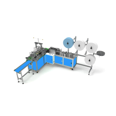 Máquina de fabricación de láminas de mascarillas de tela no tejida ultrasónica personalizada