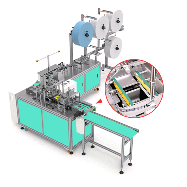 Full automated surgical kyd facial nonwoven mask making machine india