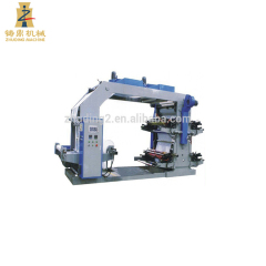 Высокоскоростная флексографическая четырехцветная печатная машина на стенде Wenzhou CE