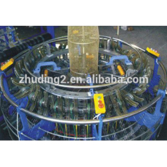Máquina para fabricar bolsas de malla con telar circular de cuatro lanzaderas Zhuding