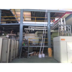 Línea de producción de máquina de fabricación de telas no tejidas sopladas por fusión completamente automática