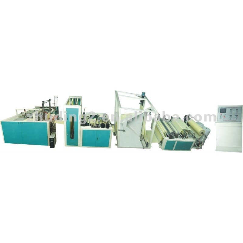 Automatic PP woven bag sack cutting and sewing machine