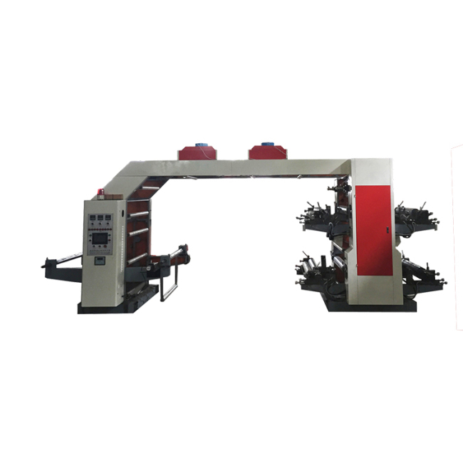 4 color high speed flexographic press printing machine
