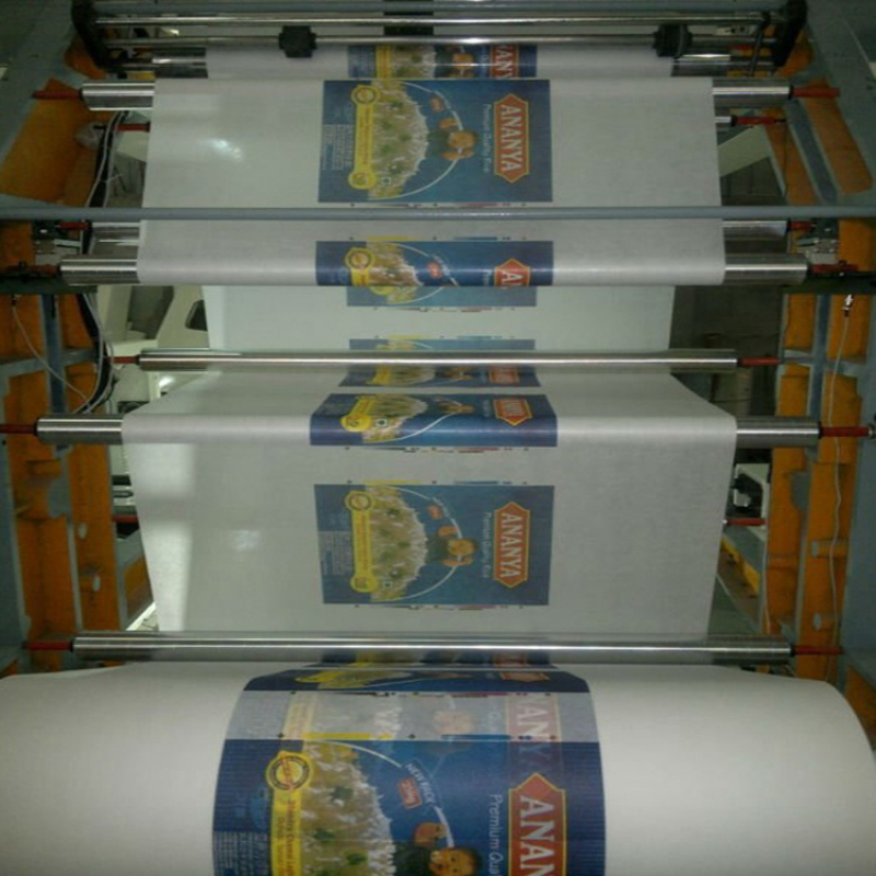New product multicolor fabric pp woven sack flexographic flexo printing machine