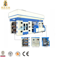 Máquina de impresión flexográfica de 6 colores tejida pp automática Zhuding