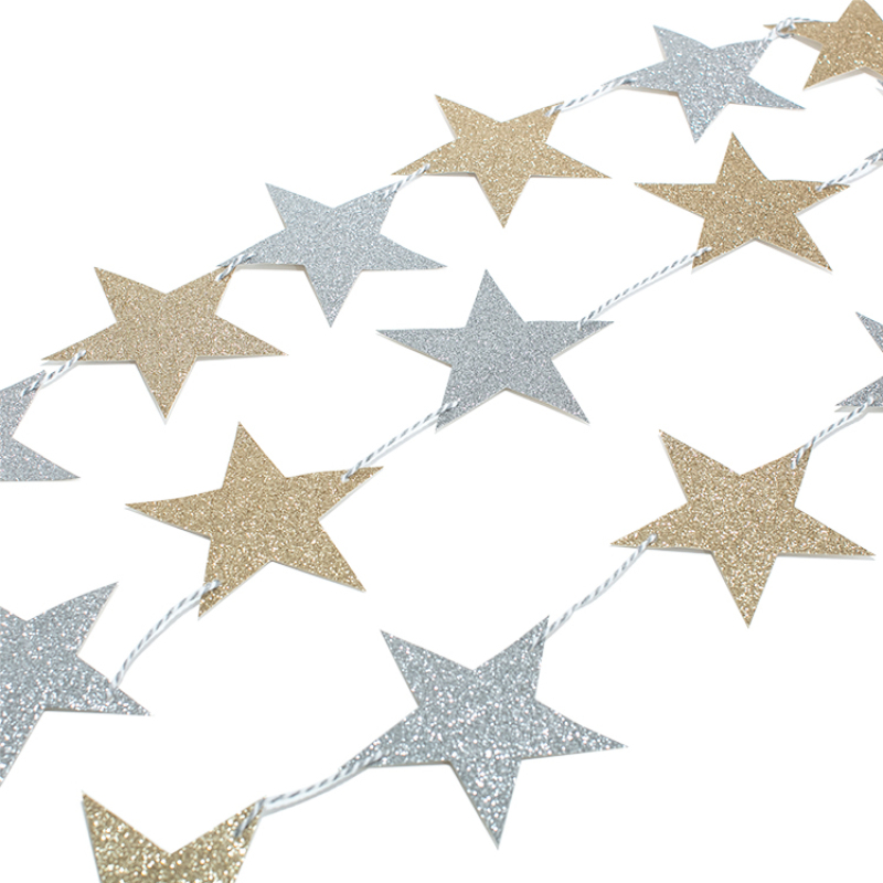 Multicolor pennant decoration large opening banner rope happy birthday banner lattice pull flag decoration