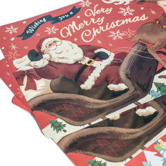 New Selling Wholesale Customized Christmas Party Paper Disposable Placemats