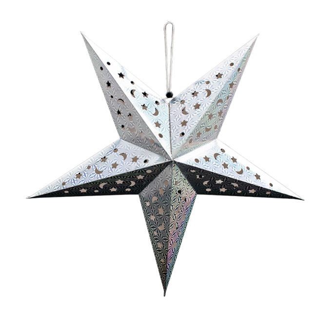 Christmas wedding party festival hanging decoration handmade lantern paper pentagram crafts