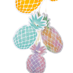 Multicolor pennant decoration large opening banner rope happy birthday banner lattice pull flag decoration