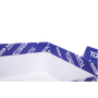 Wholesale Luxury Custom Logo Cardboard Blue Packaging Sleeve Cover and Base Gift Box