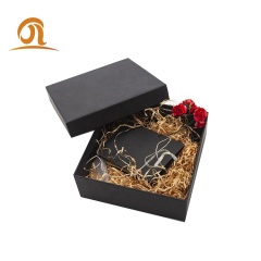 Ins Hot Spot Wholesale Black Rectangular Gift Box For Perfume Drink Scarf