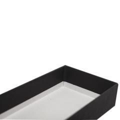 Paper Cardboard Customized Luxury Black Stationery Packaging Small Jewelry Gift Box