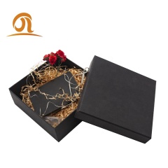 Ins Hot Spot Wholesale Black Rectangular Gift Box For Perfume Drink Scarf
