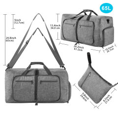 17 Gallon / 65L Foldable Large Capacity Travel Bag