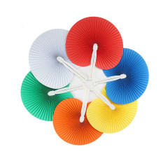 Colorful Round Origami Fan