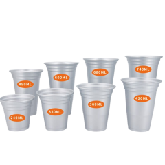 13 Oz Disposable Recyclable Aluminum Cup