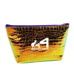 Customize Crocodile Texture Laser Cosmetic Bag