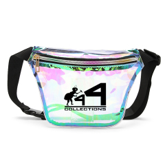 Customize Holographic Fanny Pu Illusion Laser Pack Waist Bag