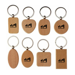 Cheap Price Customized Logo Wooden Wood Keychain