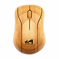 2.4Ghz Wireless Bamboo Wooden Creative Eco-Friendly Computer Mouse