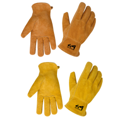 Cowhide Camping Bbq Gloves