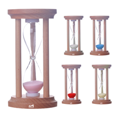 3 Minute Wooden Hourglass Timer