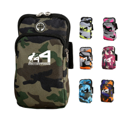 Camouflage Sports Cell Phone Arm Bag