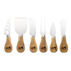 6-Piece Cheese Fork Knife Set