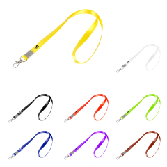 Polyester Lanyard Colorful W/ Hook
