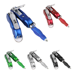 Multifunction Ballpoint Pen W/ Nail Clippers