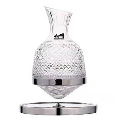 Crystal Lead-Free Rotary Decanter Set