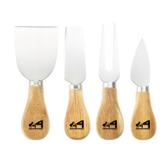 4 Pieces Cheese Stainless Steel Knife Set