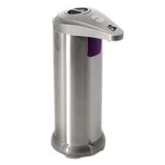 8.45 oz Touchless Stainless Steel Automatic Liquid Hand Sanitizer Soap Dispenser