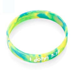 Multicolored Silicone Wristband