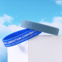 Debossed Silicone Wristband 