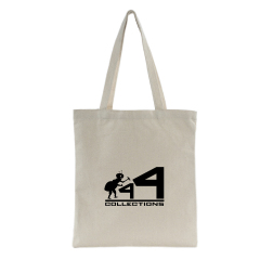 All Over Printed Advertising Canvas Tote Bag W/ Lining