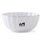 5.5Inch Porcelain Bowl W/ Gold Rim