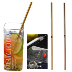 Stainless Steel Straws And Brush Set