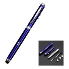 4 In 1 Metal Touch Screen Ballpoint Pen W/ Flashlight