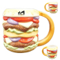10.4 To 13.8 oz Ceramic Burger Style Mugs