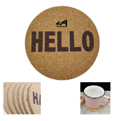 3 Inch Round Coasters Natural Cork Insulation Pad
