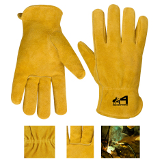 Cowhide Camping Bbq Gloves