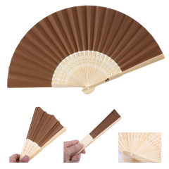 Bamboo 7-Inch Folding Fan