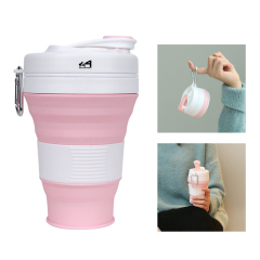 16oz Collapsible Coffee Cup W/ Lid