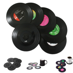 Vinyl Record Coasters