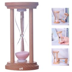 3 Minute Wooden Hourglass Timer