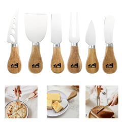 6-Piece Cheese Fork Knife Set