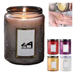 Aromatherapy Candle W/ Lid Relief Glass Cup